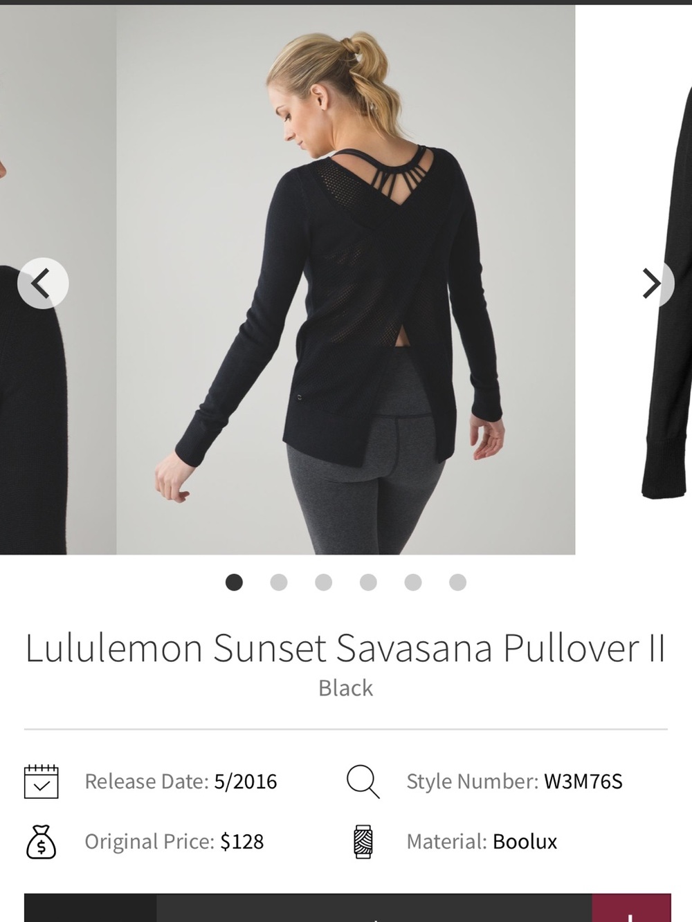 Lululemon Sunset Savasana Pullover Sweater